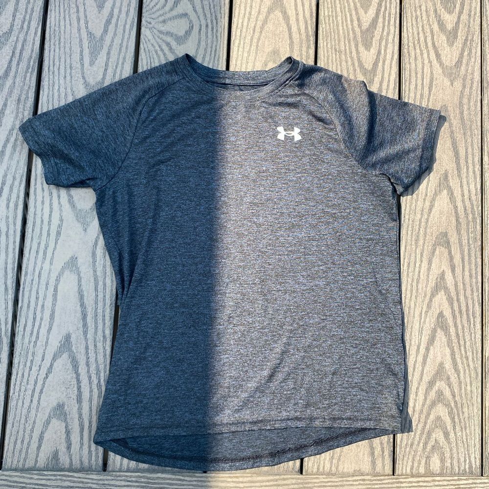 Kids adidas youth large dark grey loose fit athletic long sleeve top